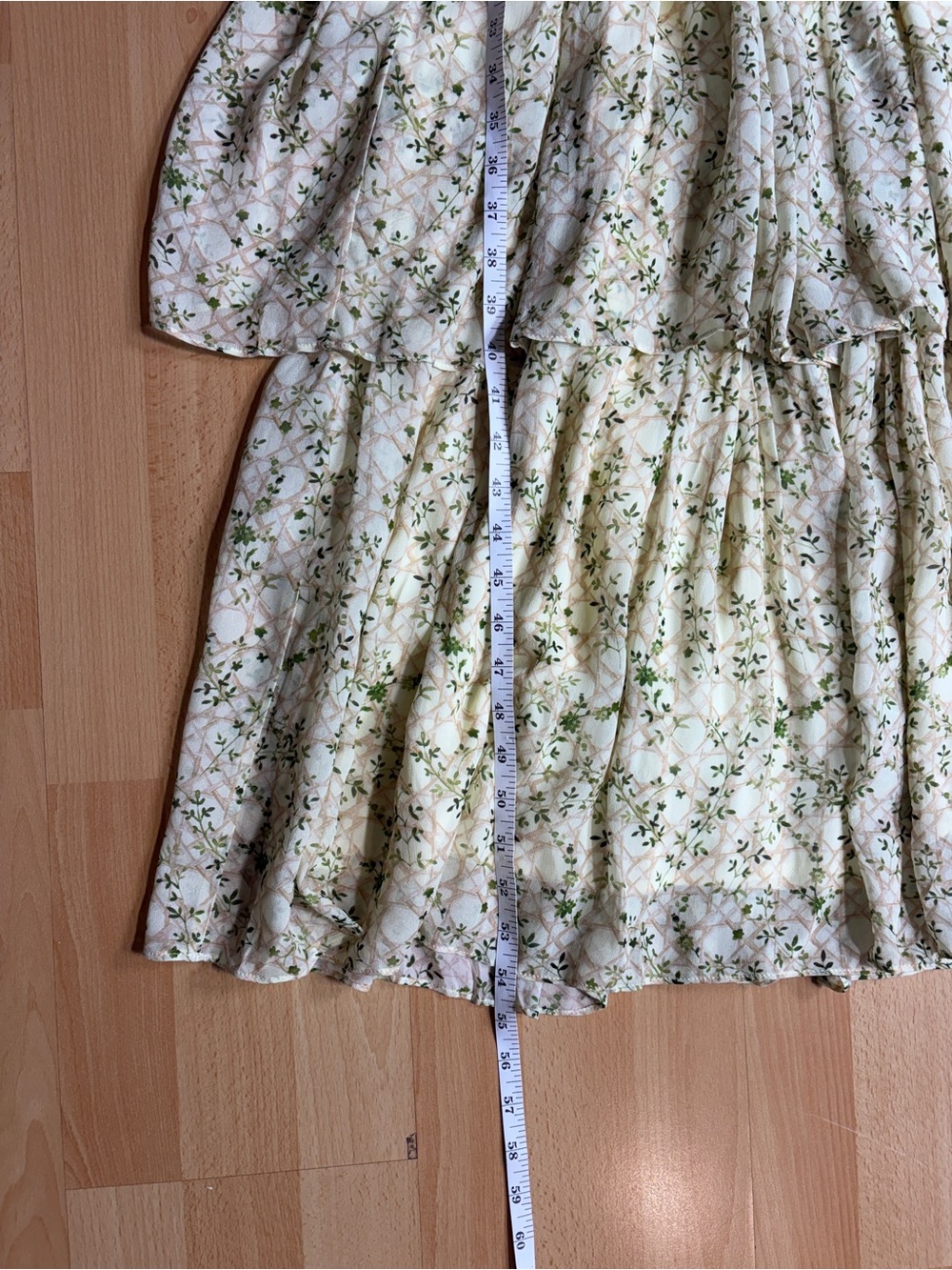 Hill House NWT The Elise Nap Dress in Basketweave Vine Butter Yellow Tiered Maxi - Picture 15 of 16